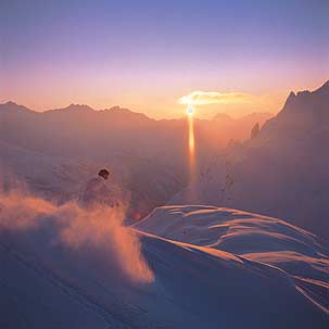 Ski Lodge Bor?ale Villa In French Alps Photo